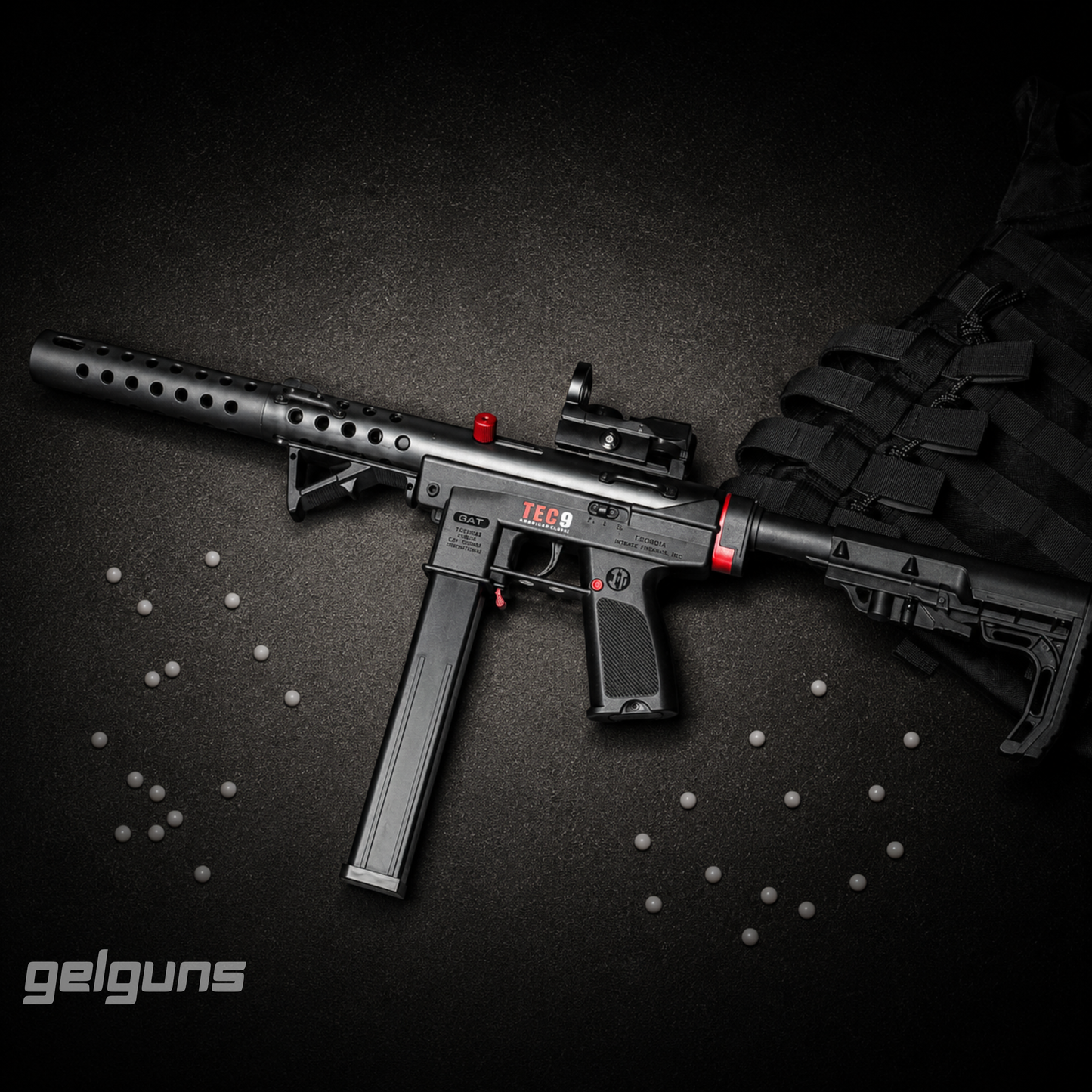 TEC 9 Taktinen versio Geelipommittaja